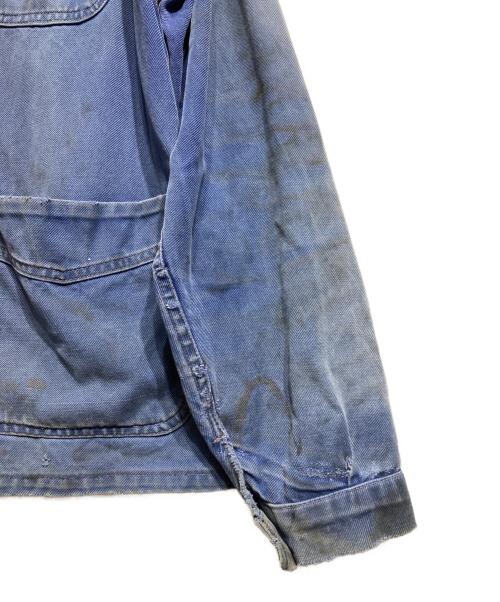 Adolphe Lafont（アドルフラフォン）Adolphe Lafont (アドルフラフォン) コットンツイルフレンチワークジャケット/French cotton twill work jacket ブルー サイズ:不明（表記無）の古着・服飾アイテム