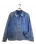 Adolphe Lafont（アドルフラフォン）の古着「コットンツイルフレンチワークジャケット/French cotton twill work jacket」｜ブルー