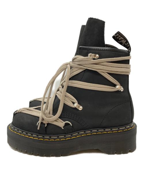 Dr.Martens（ドクターマーチン）Dr.Martens (ドクターマーチン) RICK OWENS (リックオウエンス) 1460 QUAD SOLE MEGALACE BOOT/コードソールメガレースブーツ ブラック サイズ:EU40の古着・服飾アイテム