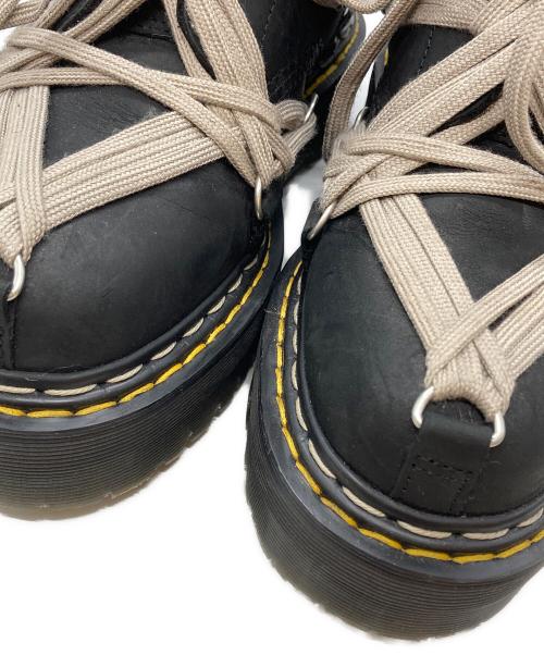 Dr.Martens（ドクターマーチン）Dr.Martens (ドクターマーチン) RICK OWENS (リックオウエンス) 1460 QUAD SOLE MEGALACE BOOT/コードソールメガレースブーツ ブラック サイズ:EU40の古着・服飾アイテム