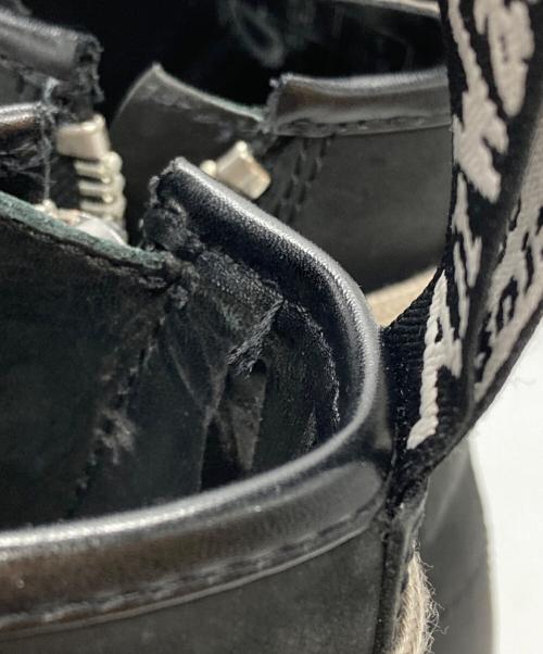 Dr.Martens（ドクターマーチン）Dr.Martens (ドクターマーチン) RICK OWENS (リックオウエンス) 1460 QUAD SOLE MEGALACE BOOT/コードソールメガレースブーツ ブラック サイズ:EU40の古着・服飾アイテム
