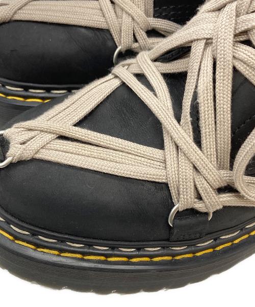 Dr.Martens（ドクターマーチン）Dr.Martens (ドクターマーチン) RICK OWENS (リックオウエンス) 1460 QUAD SOLE MEGALACE BOOT/コードソールメガレースブーツ ブラック サイズ:EU40の古着・服飾アイテム
