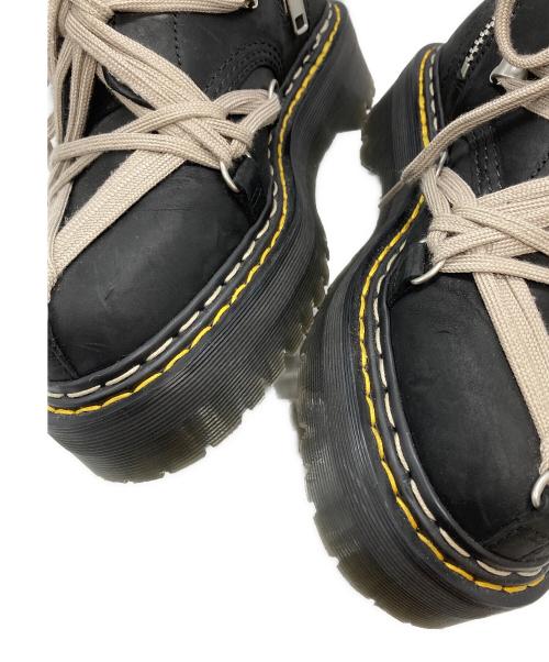 Dr.Martens（ドクターマーチン）Dr.Martens (ドクターマーチン) RICK OWENS (リックオウエンス) 1460 QUAD SOLE MEGALACE BOOT/コードソールメガレースブーツ ブラック サイズ:EU40の古着・服飾アイテム