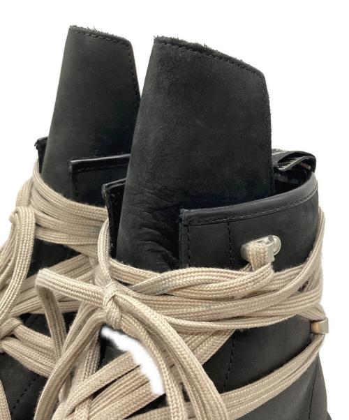 Dr.Martens（ドクターマーチン）Dr.Martens (ドクターマーチン) RICK OWENS (リックオウエンス) 1460 QUAD SOLE MEGALACE BOOT/コードソールメガレースブーツ ブラック サイズ:EU40の古着・服飾アイテム