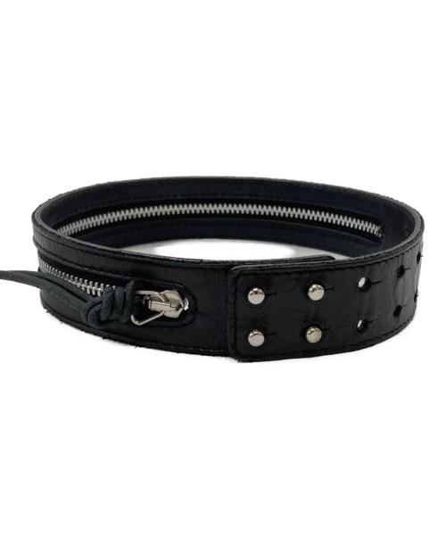OUR LEGACY（アワーレガシー）OUR LEGACY (アワーレガシー) ZIPPED CHOKER/ジップド・チョーカー ブラック サイズ:O/Sの古着・服飾アイテム