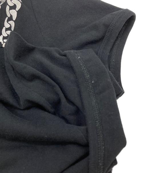 Vivienne Westwood ANGLOMANIA（ヴィヴィアンウエストウッドアングロマニア）VIVIENNE WESTWOOD ANGLOMANIA (ヴィヴィアンウエストウッドアングロマニア) LEE (リー) オーブチェーンプリントプリントTシャツ/ Orb Chain Print T-Shirt ブラック サイズ:Sの古着・服飾アイテム
