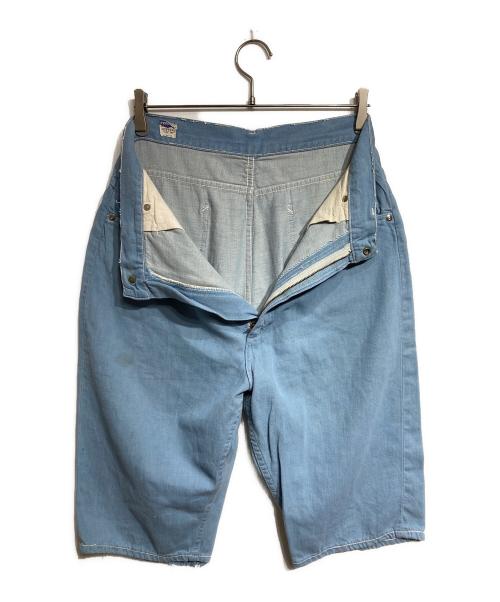 PENNEYS（ペニーズ）PENNEYS (ペニーズ) 60’Sクロップドデニムパンツ/60's cropped denim pants ブルー サイズ:18の古着・服飾アイテム