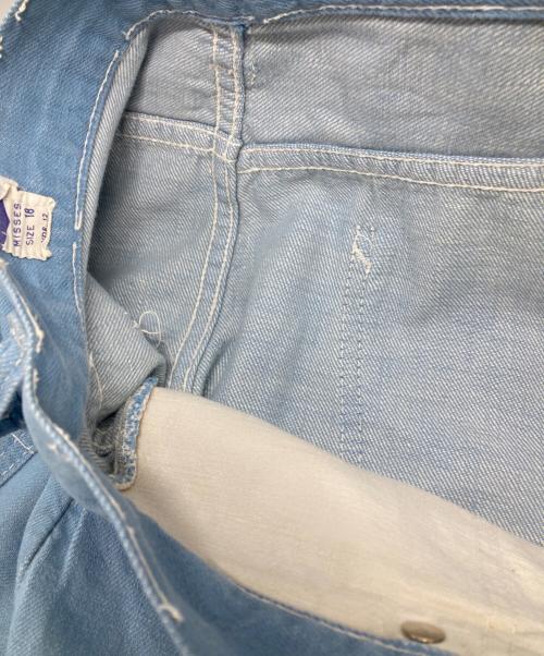 PENNEYS（ペニーズ）PENNEYS (ペニーズ) 60’Sクロップドデニムパンツ/60's cropped denim pants ブルー サイズ:18の古着・服飾アイテム