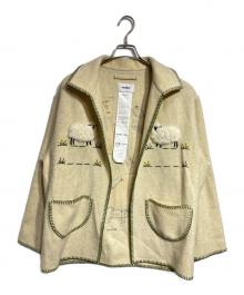 doublet（ダブレット）の古着「SURFOLK WOOL ENBROIDERY JACKET/サフォークウール刺繍ジャケット」｜ベージュ