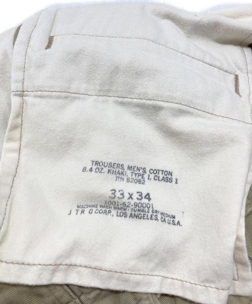 US ARMY（ユーエスアーミー）US ARMY (ユーエスアーミー) アーミーチノトラウザーズ/Army Chino Trousers ベージュ サイズ:33の古着・服飾アイテム