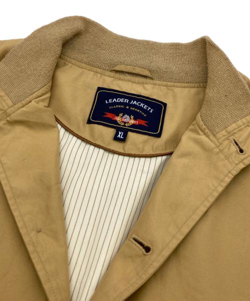 Ascot Sport（エイスコットスポーツ）Ascot Sport (エイスコットスポーツ) A-1型リブブルゾン ブラウン サイズ:XLの古着・服飾アイテム