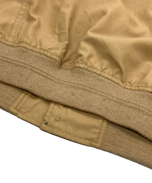 Ascot Sport（エイスコットスポーツ）Ascot Sport (エイスコットスポーツ) A-1型リブブルゾン ブラウン サイズ:XLの古着・服飾アイテム