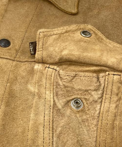 LEVI'S（リーバイス）LEVI'S (リーバイス) 3rdタイプスエードジャケット/Suede 3rd type jacket ブラウン サイズ:不明（表記無）の古着・服飾アイテム