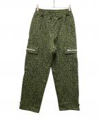 BlackEyePatchブラックアイパッチ）の古着「TACTICAL LOGO LEOPARD CARGO PANTS」｜グリーン