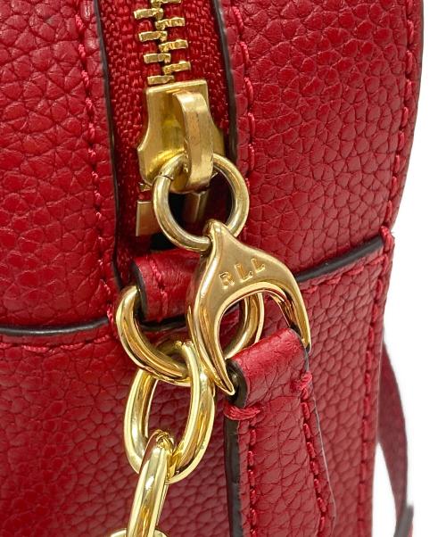 LAUREN RALPH LAUREN（ローレン ラルフ ローレン）LAUREN RALPH LAUREN (ローレン ラルフ ローレン) CARMEN CROSSBODY BAG/カルメン クロスボディバッグ レッドの古着・服飾アイテム