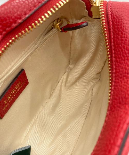 LAUREN RALPH LAUREN（ローレン ラルフ ローレン）LAUREN RALPH LAUREN (ローレン ラルフ ローレン) CARMEN CROSSBODY BAG/カルメン クロスボディバッグ レッドの古着・服飾アイテム