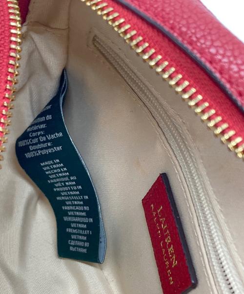 LAUREN RALPH LAUREN（ローレン ラルフ ローレン）LAUREN RALPH LAUREN (ローレン ラルフ ローレン) CARMEN CROSSBODY BAG/カルメン クロスボディバッグ レッドの古着・服飾アイテム