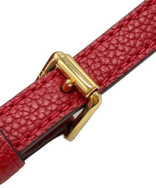 LAUREN RALPH LAUREN（ローレン ラルフ ローレン）LAUREN RALPH LAUREN (ローレン ラルフ ローレン) CARMEN CROSSBODY BAG/カルメン クロスボディバッグ レッドの古着・服飾アイテム