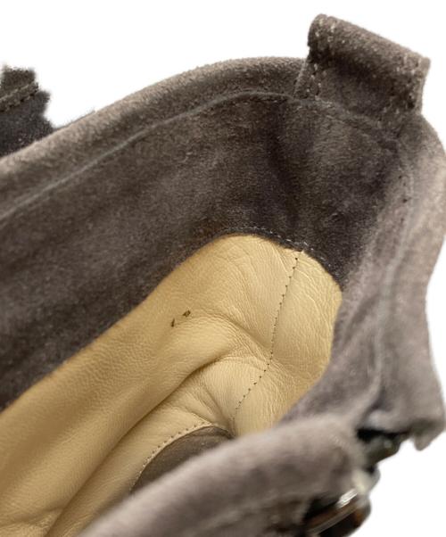 JIMMY CHOO（ジミーチュウ）JIMMY CHOO (ジミーチュウ) SUEDE W/METAL TOE(スエードダブルメタルトゥー) ショートブーツ グレー サイズ:39の古着・服飾アイテム