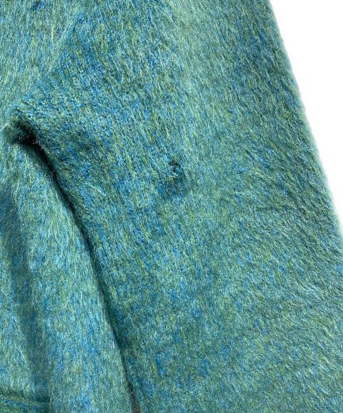 DIPLOMAT（ディップロマット）DIPLOMAT (ディップロマット) USA製モヘアシャギーカーディガン グリーン サイズ:Mの古着・服飾アイテム