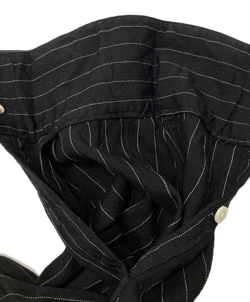 RRL（ダブルアールエル）RRL (ダブルアールエル) ストライプウエスタンシャツ/BLACK STRIPED WESTERN SHIRT ブラック サイズ:Lの古着・服飾アイテム