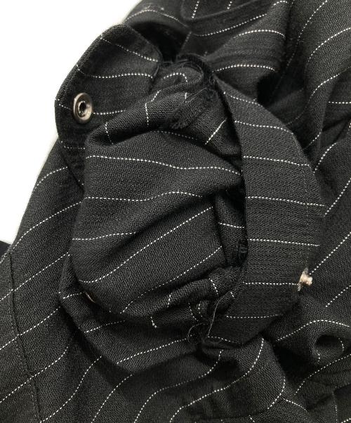 RRL（ダブルアールエル）RRL (ダブルアールエル) ストライプウエスタンシャツ/BLACK STRIPED WESTERN SHIRT ブラック サイズ:Lの古着・服飾アイテム
