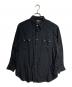 RRL（ダブルアールエル）の古着「ストライプウエスタンシャツ/BLACK STRIPED WESTERN SHIRT」｜ブラック