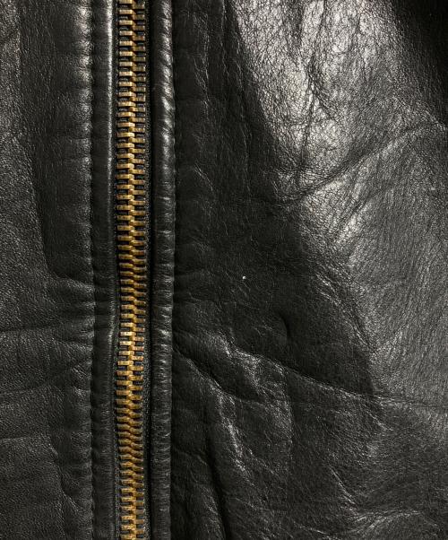 ROCKLAND（ロックランド）ROCKLAND (ロックランド) レザーボンバージャケット/Leather bomber jacket ブラック サイズ:2の古着・服飾アイテム