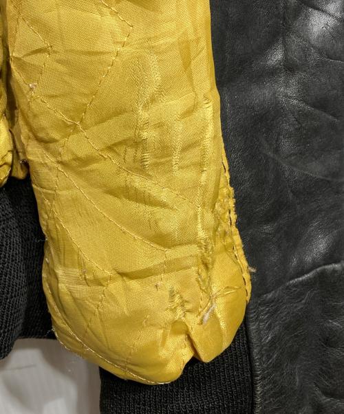 ROCKLAND（ロックランド）ROCKLAND (ロックランド) レザーボンバージャケット/Leather bomber jacket ブラック サイズ:2の古着・服飾アイテム
