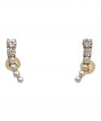 eteエテ）の古着「パールドレスアップピアス/Pearl Dress-Up Earrings」｜ゴールド