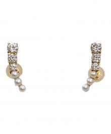 ete（エテ）の古着「パールドレスアップピアス/Pearl Dress-Up Earrings」｜ゴールド