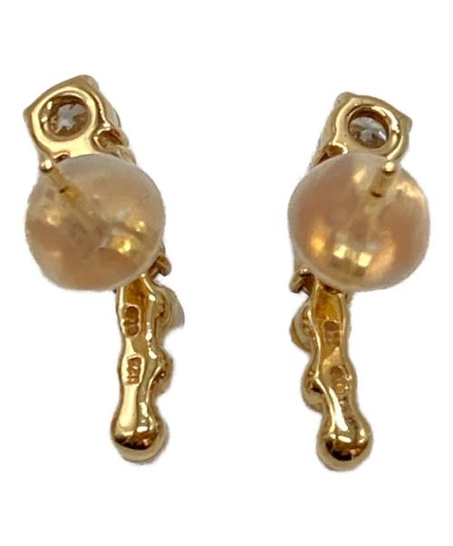 ete（エテ）ete (エテ) パールドレスアップピアス/Pearl Dress-Up Earrings ゴールドの古着・服飾アイテム