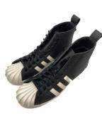 adidas×THUG CLUBアディダス×サグ クラブ）の古着「SUPERSTAR BOOT LUXE THUG CLUB CBLACK/アディダス スーパースター ブーツ リュクス サグクラブ コアブラック」｜ブラック