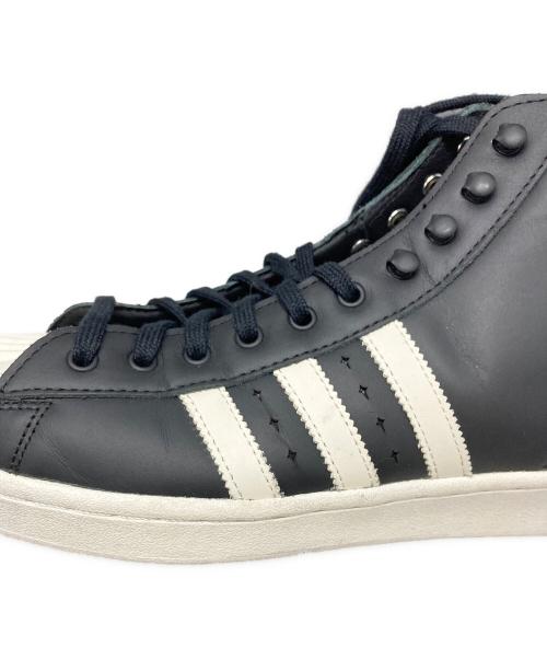 adidas（アディダス）adidas (アディダス) THUG CLUB (サグ クラブ) SUPERSTAR BOOT LUXE THUG CLUB CBLACK/アディダス スーパースター ブーツ リュクス サグクラブ コアブラック ブラック サイズ:27.5の古着・服飾アイテム