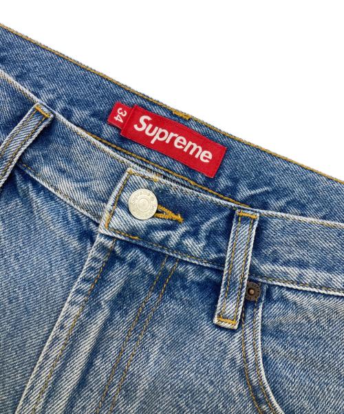 SUPREME（シュプリーム）SUPREME (シュプリーム) Baggy Denim Short Washed インディゴ サイズ:34の古着・服飾アイテム