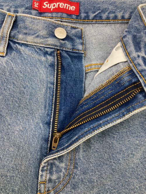 SUPREME（シュプリーム）SUPREME (シュプリーム) Baggy Denim Short Washed インディゴ サイズ:34の古着・服飾アイテム