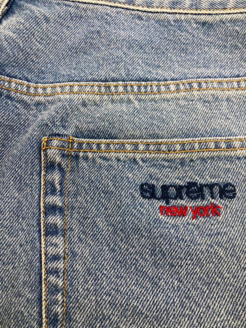 SUPREME（シュプリーム）SUPREME (シュプリーム) Baggy Denim Short Washed インディゴ サイズ:34の古着・服飾アイテム