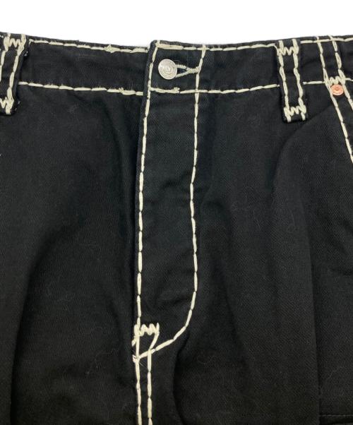 SUPREME（シュプリーム）SUPREME (シュプリーム) TRUE RELIGION (トゥルー レリジョン) Denim Cargo Pant ブラック サイズ:32の古着・服飾アイテム