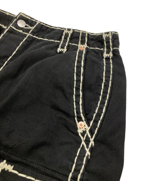 SUPREME（シュプリーム）SUPREME (シュプリーム) TRUE RELIGION (トゥルー レリジョン) Denim Cargo Pant ブラック サイズ:32の古着・服飾アイテム