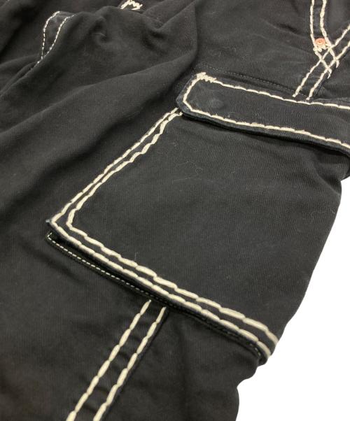 SUPREME（シュプリーム）SUPREME (シュプリーム) TRUE RELIGION (トゥルー レリジョン) Denim Cargo Pant ブラック サイズ:32の古着・服飾アイテム