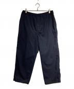 DAIWA PIER39ダイワ ピア39）の古着「TECH FLANNEL EASY TROUSERS/テックフランネルイージ―トラウザー」｜ネイビー