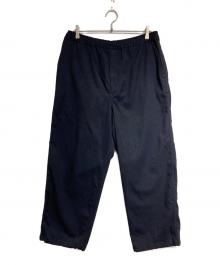 DAIWA PIER39（ダイワ ピア39）の古着「TECH FLANNEL EASY TROUSERS/テックフランネルイージ―トラウザー」｜ネイビー