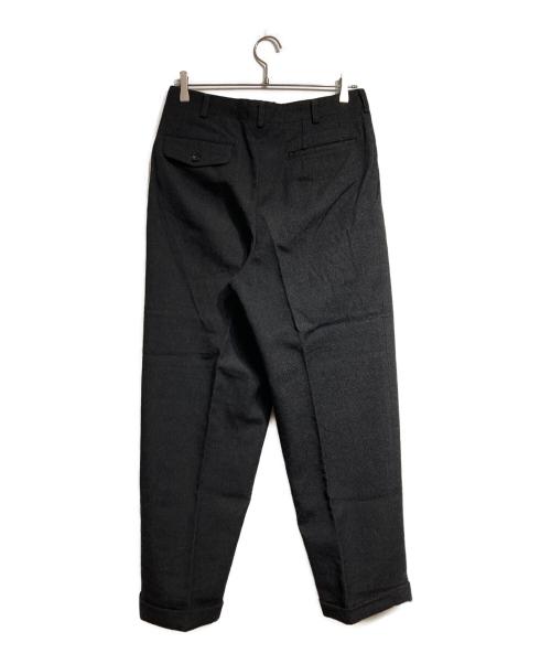 COMME des GARCONS HOMME（コムデギャルソン オム）COMME des GARCONS HOMME (コムデギャルソン オム) 2タックツイードスラックス ブラック サイズ:Mの古着・服飾アイテム