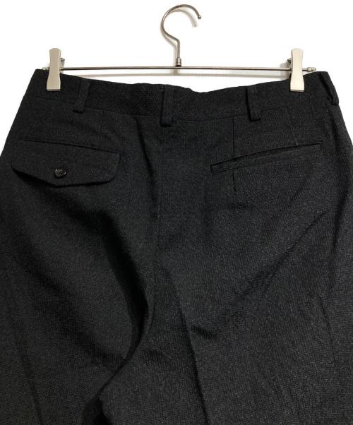 COMME des GARCONS HOMME（コムデギャルソン オム）COMME des GARCONS HOMME (コムデギャルソン オム) 2タックツイードスラックス ブラック サイズ:Mの古着・服飾アイテム