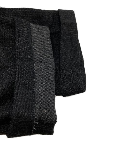 COMME des GARCONS HOMME（コムデギャルソン オム）COMME des GARCONS HOMME (コムデギャルソン オム) 2タックツイードスラックス ブラック サイズ:Mの古着・服飾アイテム