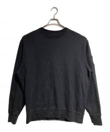 C.P COMPANY（シーピーカンパニー）の古着「ゴーグルレンズスウェットシャツ」｜ブラック