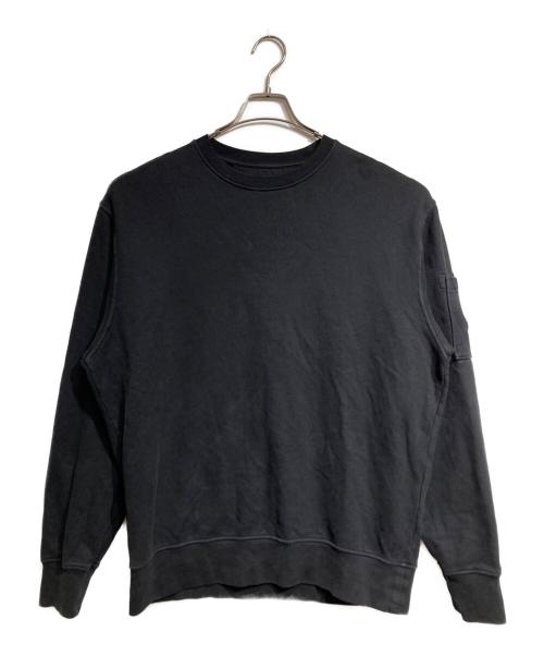 C.P COMPANY（シーピーカンパニー）C.P COMPANY (シーピーカンパニー) ゴーグルレンズスウェットシャツ ブラック サイズ:Lの古着・服飾アイテム