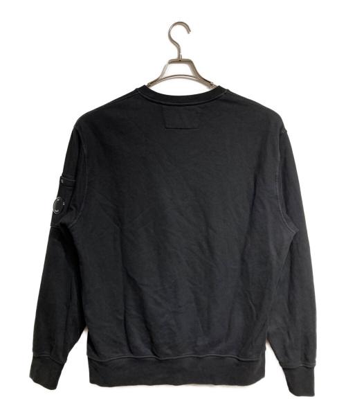 C.P COMPANY（シーピーカンパニー）C.P COMPANY (シーピーカンパニー) ゴーグルレンズスウェットシャツ ブラック サイズ:Lの古着・服飾アイテム