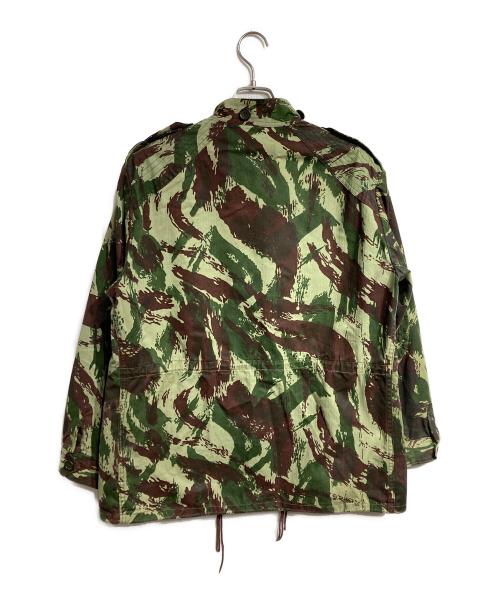 USED（ユーズド）USED (ユーズド) リザードカモミリタリーフィールドジャケット/Lizard Camo Military Field Jacket ブラウン×グリーン サイズ:Freeの古着・服飾アイテム