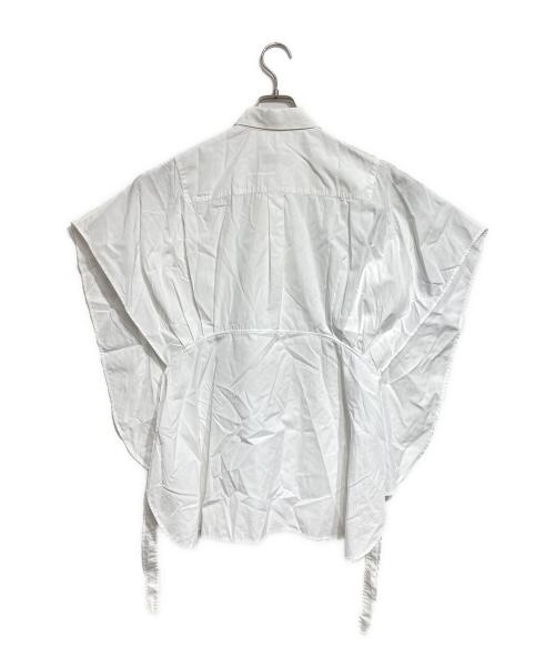 VALENTINO（ヴァレンティノ）VALENTINO (ヴァレンティノ) ポンチョシャツ ホワイト サイズ:40の古着・服飾アイテム